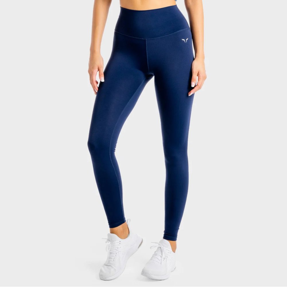 Squat Wolf | Core Agile Navy Blue Leggings